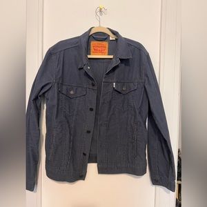 NWOT Levi’s Corduroy Jacket size M Blue